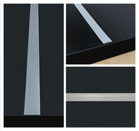Satin Silver (A203) epoxy inlay finish swatch
