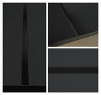 Glossy Black (A204) epoxy inlay finish swatch