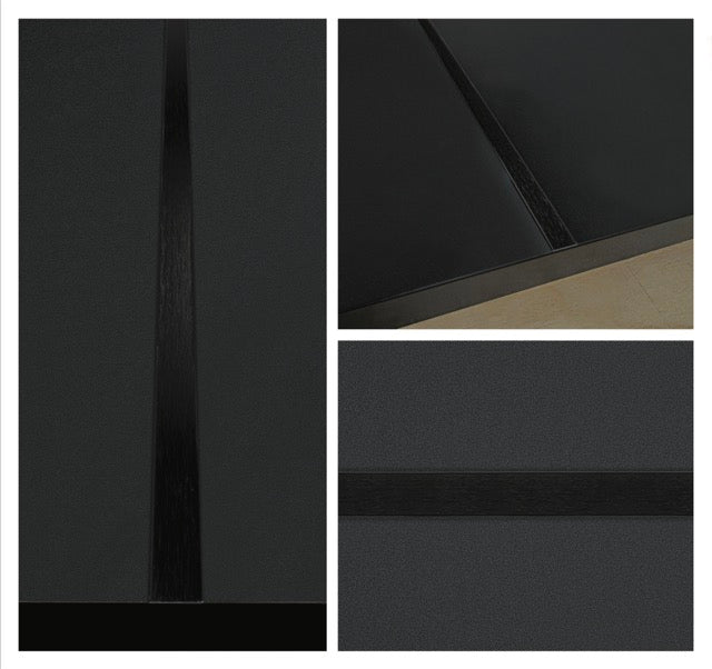 Glossy Black (A204) epoxy inlay finish swatch