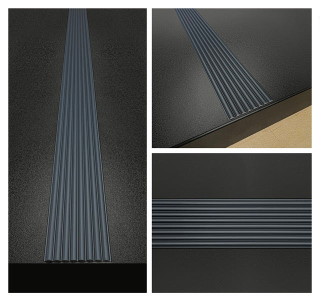 Gray (A503) epoxy inlay finish swatch