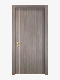 Arctic Ash Interior Door Slab - Aliyah 1L Concave Design in Bright White epoxy