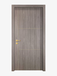 Arctic Ash Interior Double Door Slabs - Axis 2 Concave Design in Almond Cream epoxy