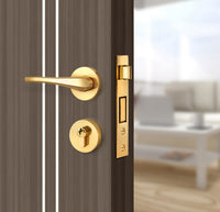 Dark Walnut Interior Door Slab - Aliyah 2L Concave Design in Bright White epoxy, angled view