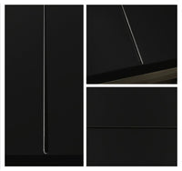 Black Pearl (E001) epoxy inlay finish swatch