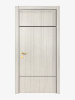 Ivory Oak Interior Door Slab - Elevar 2W Concave Design