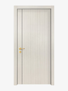 Ivory Oak Interior Door Slab - Aliyah 1L Concave Design
