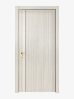 Ivory Oak Interior Door Slab - Aliyah 2L Concave Design