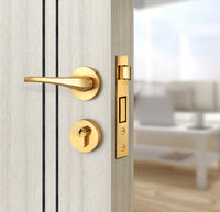 Ivory Oak  Interior Door Slab - Aliyah 2L Concave Design in Black Pearl epoxy, angled view