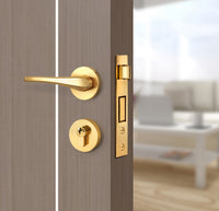 Rich Walnut Interior Door Slab - Aliyah 1L Concave Design in Bright White epoxy, angled view