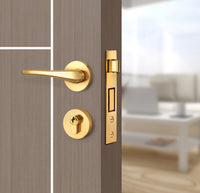 Rich Walnut Interior Door Slab - Scala 1 Concave Design in Bright White epoxy, angled view