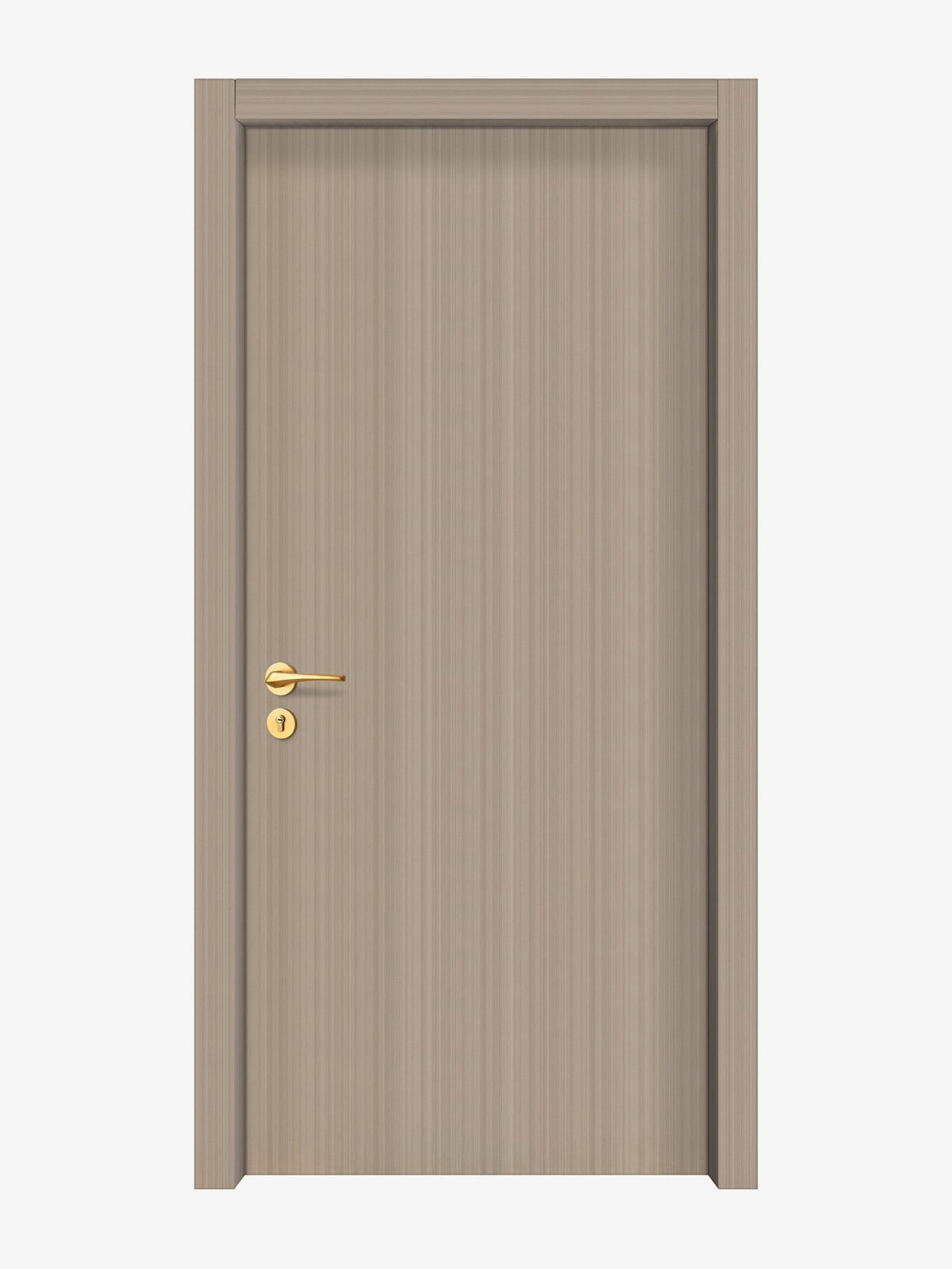 Smoked Oak Stripe Interior Door Slab - Pulito