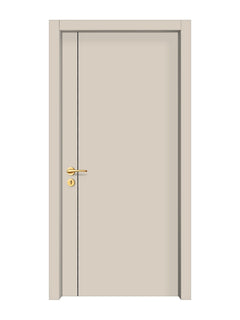 Stone Beige Interior Double Door Slabs - Aliyah 1L Concave Design