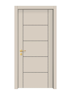 Stone Beige Interior Double Door Slabs - Scala 4 Concave Design