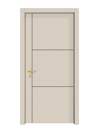 Stone Beige Interior Double Door Slabs - Axis 2 Concave Design in Black Pearl epoxy