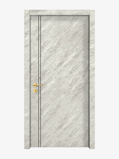 Urban Cement Interior Double Door Slabs - Aliyah 2L Concave Design