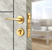 Urban Cement Interior Door Slab - Scala 3 Concave Design in Black Pearl epoxy, angled view