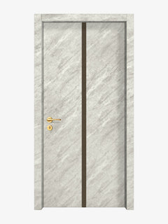 Urban Cement Interior Double Door Slabs - Aliyah 1C Inlay Design (I5204)